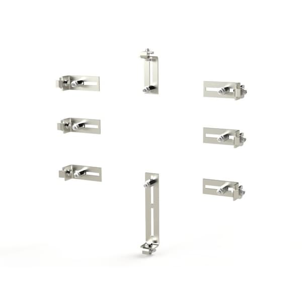 Panel Support, 12 in. H x 7 in. W x 2 in. L, Steel